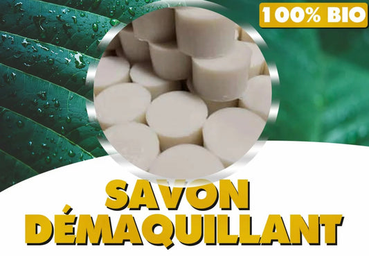 25 pcs 100gr | Savon démaquillant solide