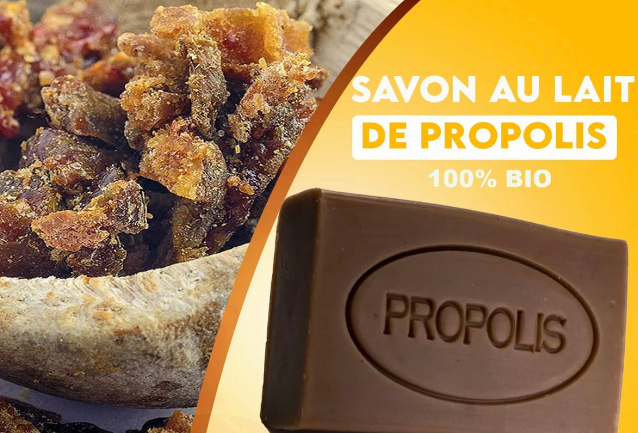 25 pcs 100gr | Savon au lait de propolis