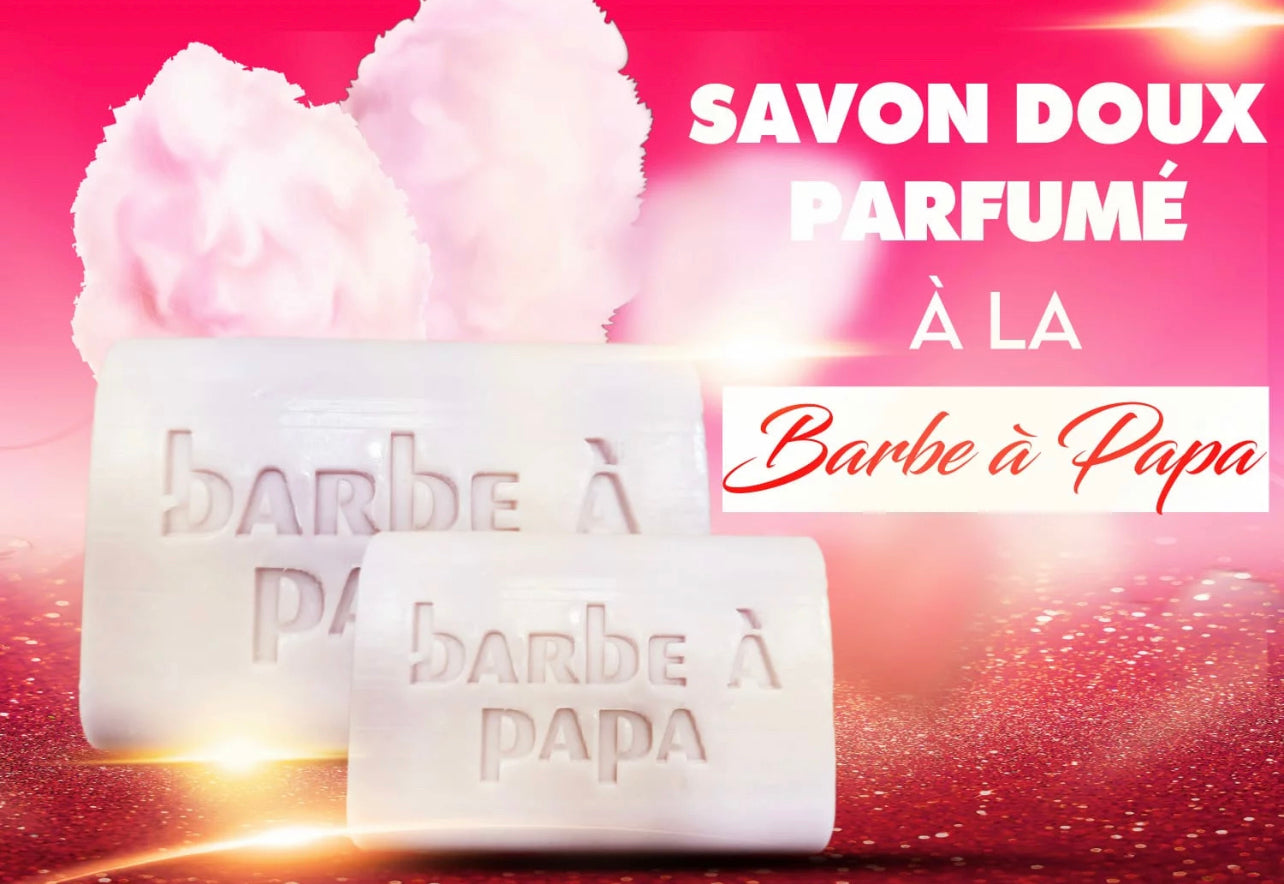 25 pcs 100gr | Savon parfumé à la barbe a papa