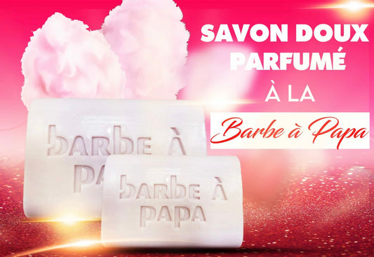 25 pcs 100gr | Savon parfumé à la barbe a papa