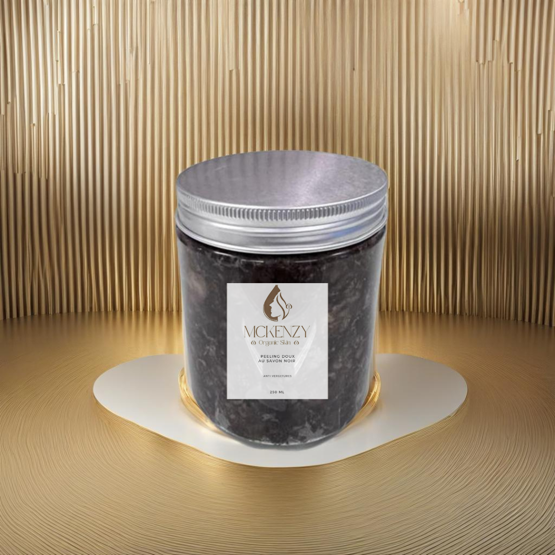 Peeling doux au savon noir