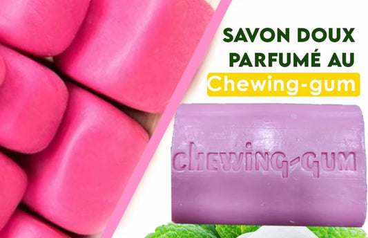 25 pcs 100gr | Savon parfumé au chewing gum